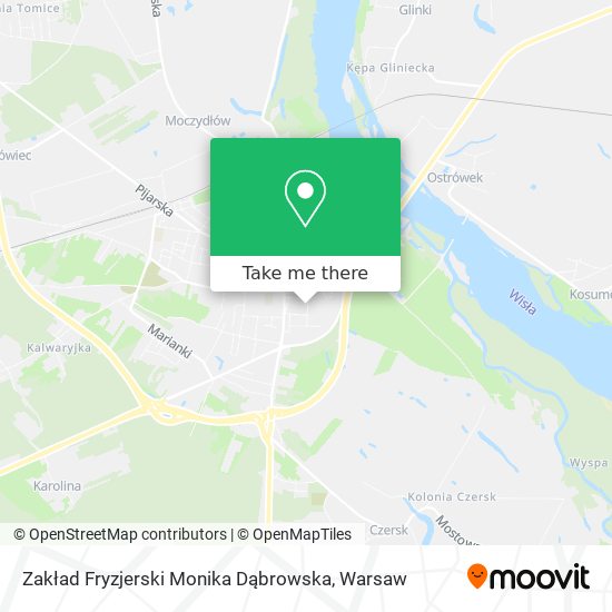 Zakład Fryzjerski Monika Dąbrowska map