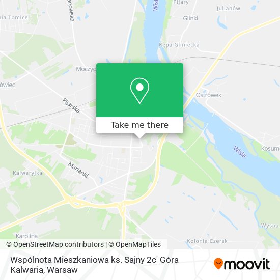 Wspólnota Mieszkaniowa ks. Sajny 2c' Góra Kalwaria map