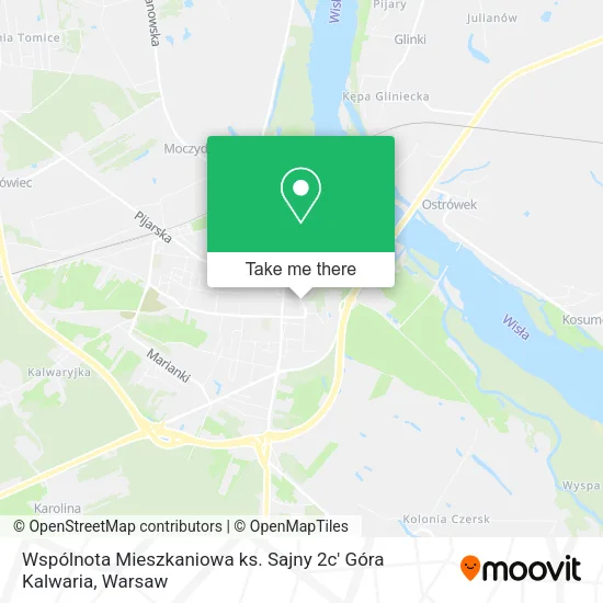 Карта Wspólnota Mieszkaniowa ks. Sajny 2c' Góra Kalwaria
