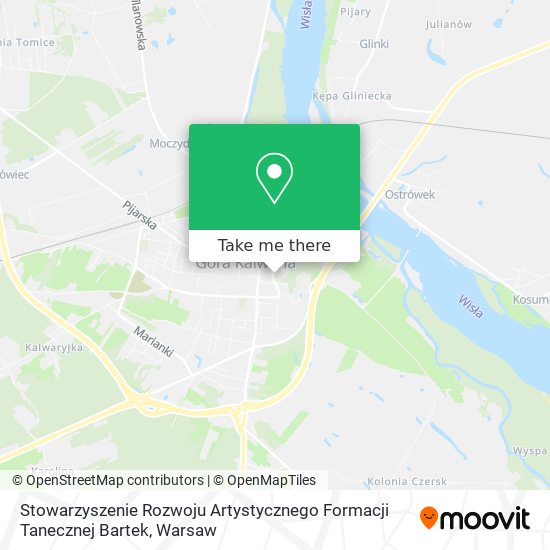 Stowarzyszenie Rozwoju Artystycznego Formacji Tanecznej Bartek map