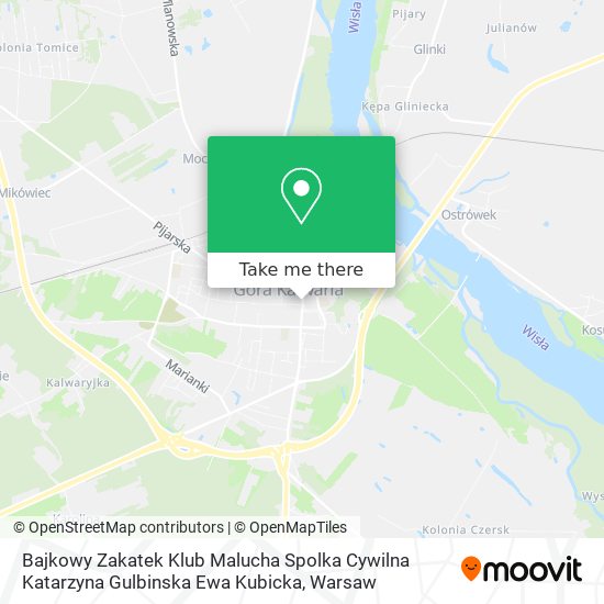 Bajkowy Zakatek Klub Malucha Spolka Cywilna Katarzyna Gulbinska Ewa Kubicka map