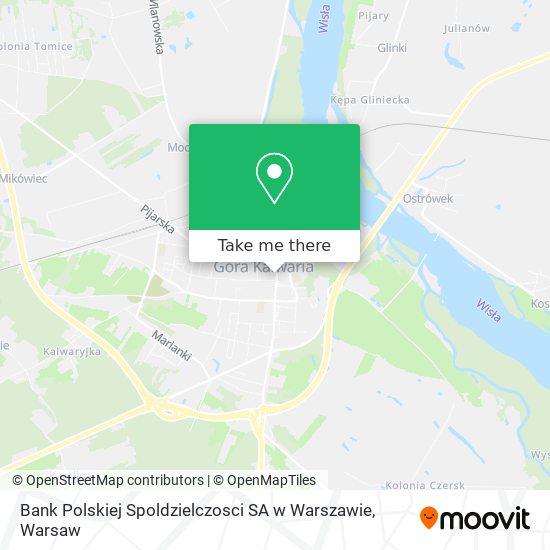 Bank Polskiej Spoldzielczosci SA w Warszawie map