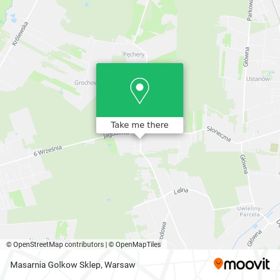 Masarnia Golkow Sklep map