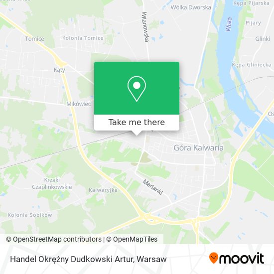 Handel Okrężny Dudkowski Artur map