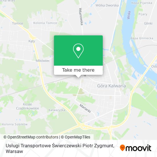 Usługi Transportowe Świerczewski Piotr Zygmunt map