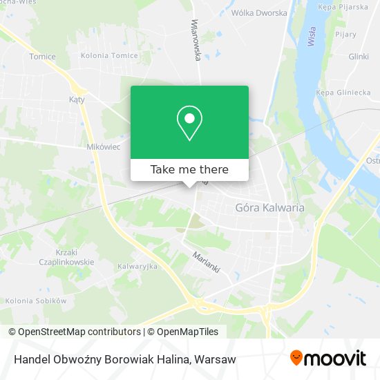 Handel Obwoźny Borowiak Halina map