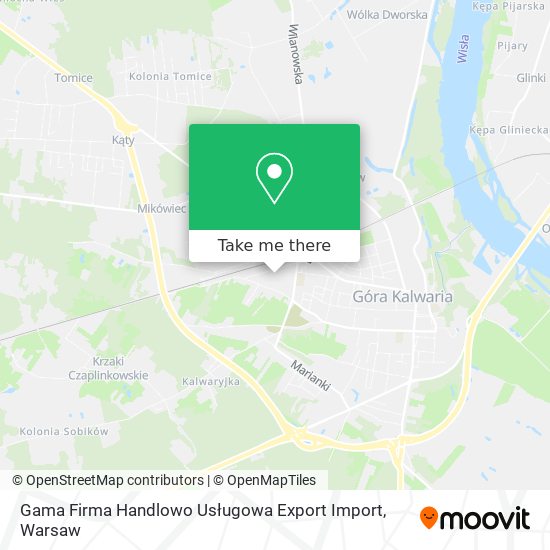 Gama Firma Handlowo Usługowa Export Import map