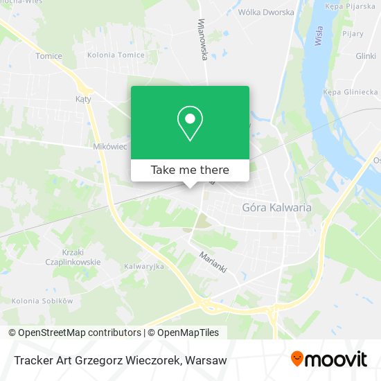 Карта Tracker Art Grzegorz Wieczorek