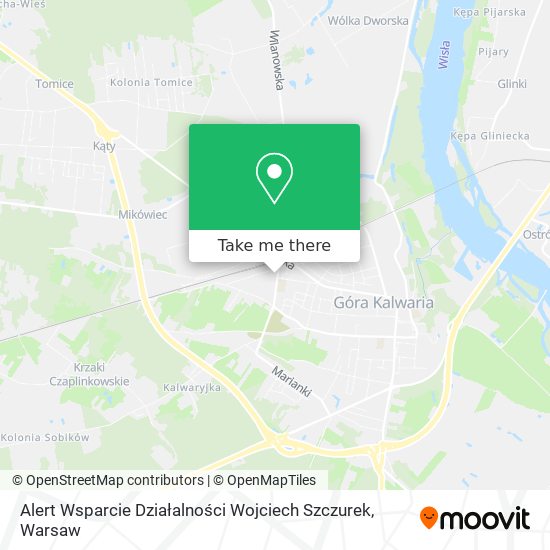 Alert Wsparcie Działalności Wojciech Szczurek map