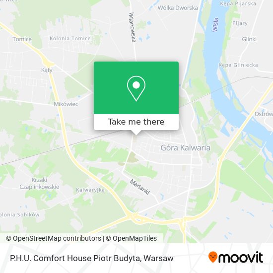 P.H.U. Comfort House Piotr Budyta map