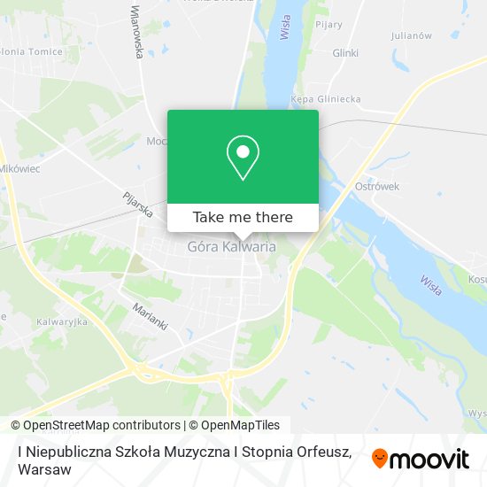 I Niepubliczna Szkoła Muzyczna I Stopnia Orfeusz map