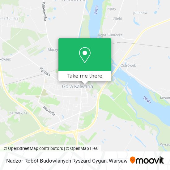 Nadzor Robót Budowlanych Ryszard Cygan map