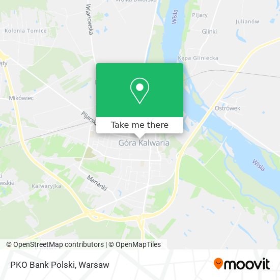 PKO Bank Polski map