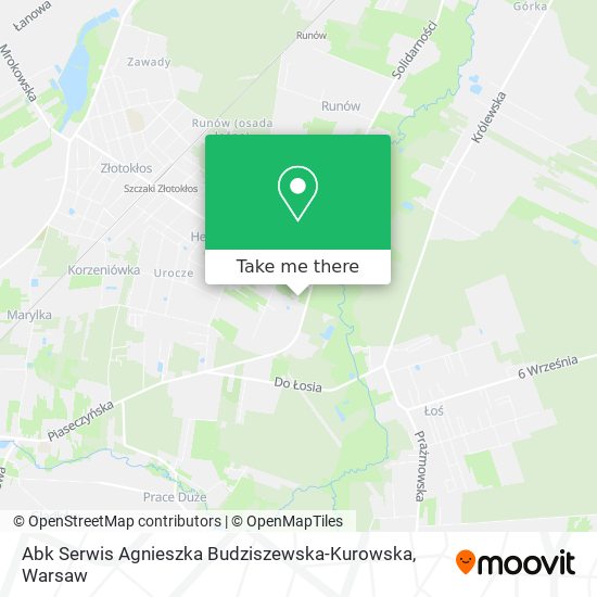 Abk Serwis Agnieszka Budziszewska-Kurowska map