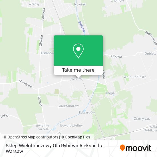 Sklep Wielobranżowy Ola Rybitwa Aleksandra map