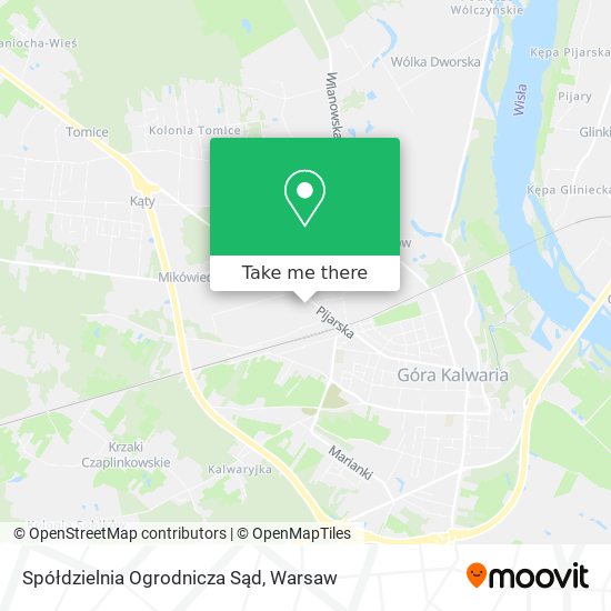 Spółdzielnia Ogrodnicza Sąd map