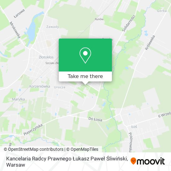 Kancelaria Radcy Prawnego Łukasz Paweł Śliwiński map