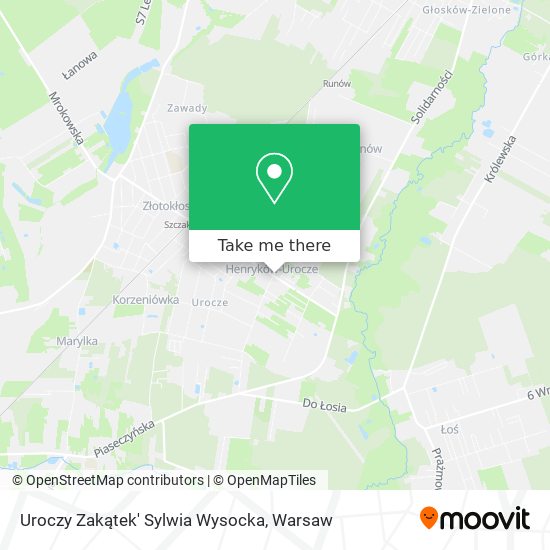 Uroczy Zakątek' Sylwia Wysocka map