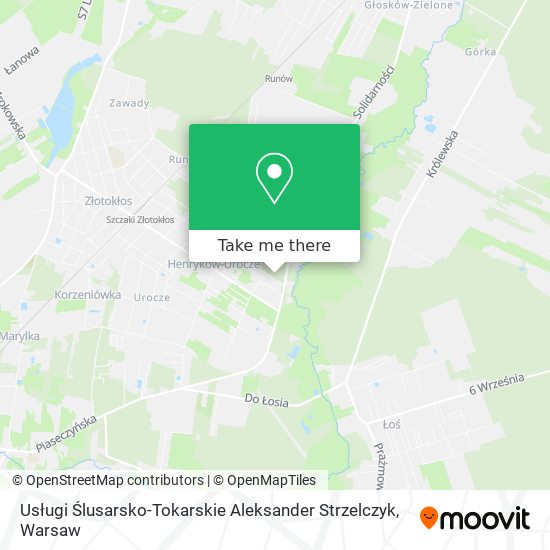 Usługi Ślusarsko-Tokarskie Aleksander Strzelczyk map