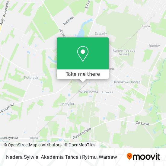 Nadera Sylwia. Akademia Tańca i Rytmu map