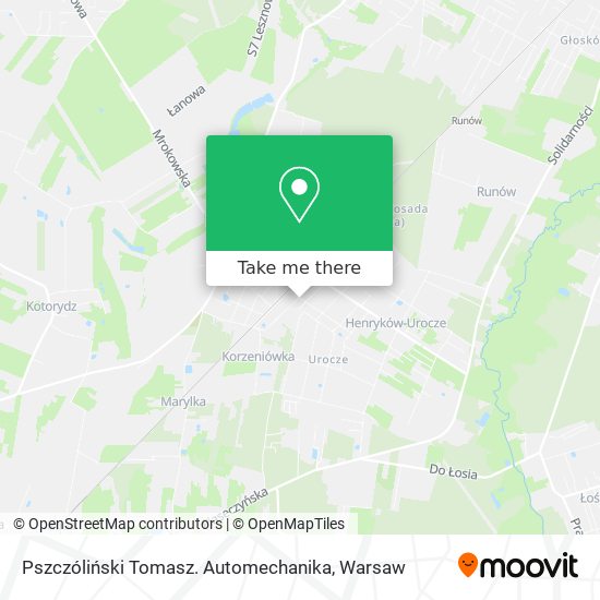 Pszczóliński Tomasz. Automechanika map