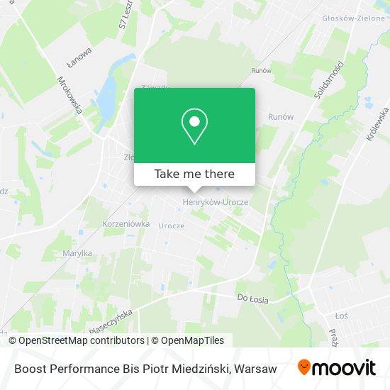 Boost Performance Bis Piotr Miedziński map