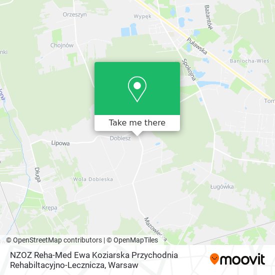 NZOZ Reha-Med Ewa Koziarska Przychodnia Rehabiltacyjno-Lecznicza map