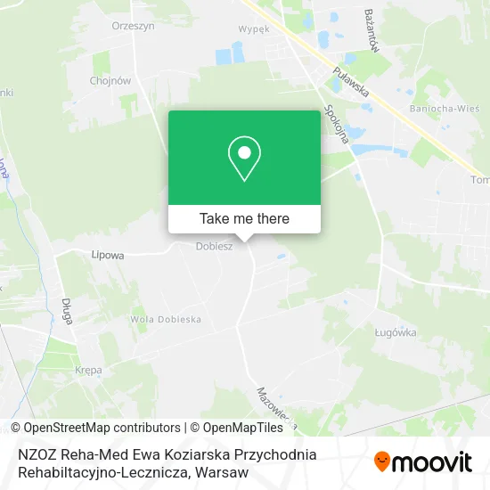 NZOZ Reha-Med Ewa Koziarska Przychodnia Rehabiltacyjno-Lecznicza map
