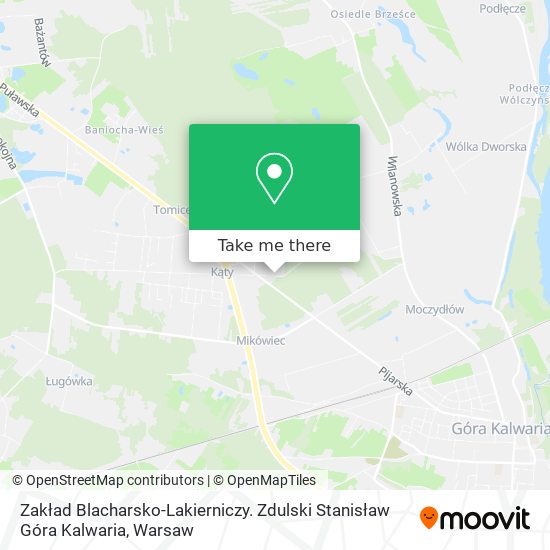 Zakład Blacharsko-Lakierniczy. Zdulski Stanisław Góra Kalwaria map