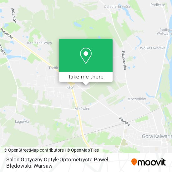 Salon Optyczny Optyk-Optometrysta Paweł Błędowski map