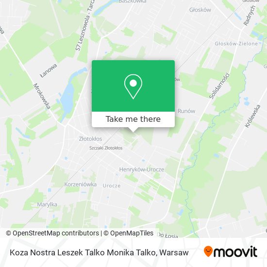 Koza Nostra Leszek Talko Monika Talko map