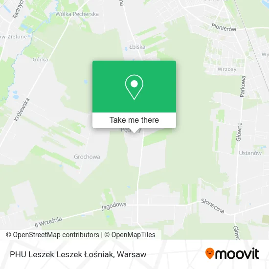 PHU Leszek Leszek Łośniak map