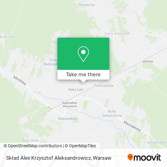 Skład Alex Krzysztof Aleksandrowicz map