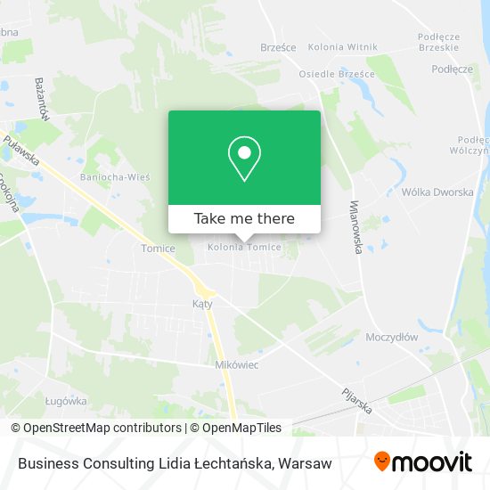 Business Consulting Lidia Łechtańska map