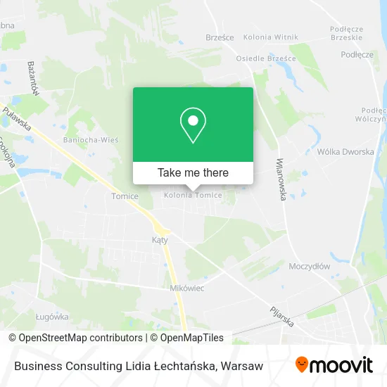 Business Consulting Lidia Łechtańska map