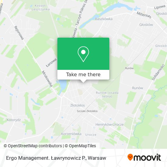 Ergo Management. Ławrynowicz P. map