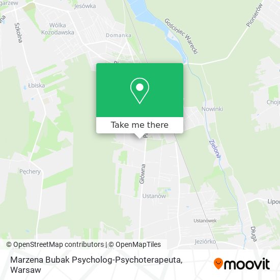 Marzena Bubak Psycholog-Psychoterapeuta map