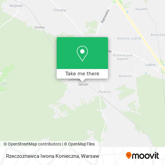 Rzeczoznawca Iwona Konieczna map