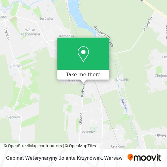 Gabinet Weterynaryjny Jolanta Krzynówek map