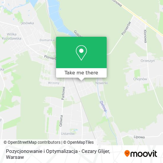 Pozycjonowanie i Optymalizacja - Cezary Glijer map