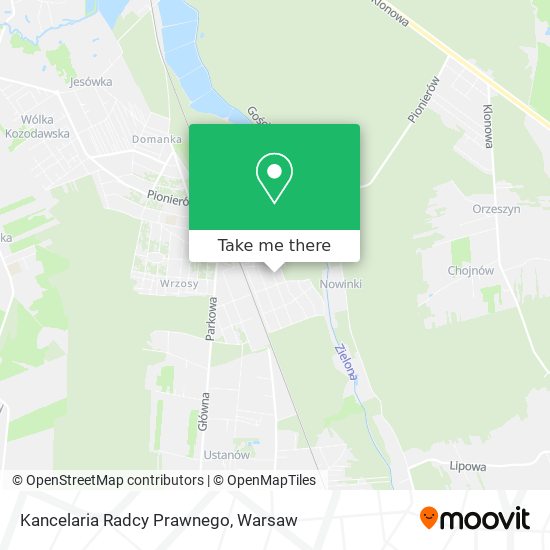 Kancelaria Radcy Prawnego map