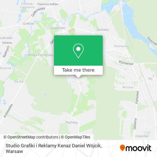 Studio Grafiki i Reklamy Kenaz Daniel Wójcik map