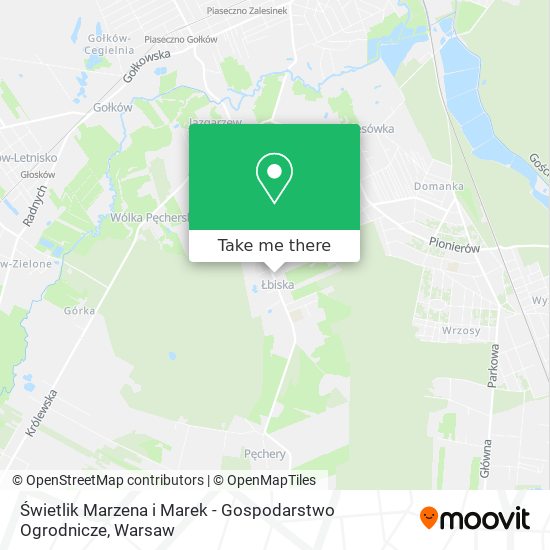 Świetlik Marzena i Marek - Gospodarstwo Ogrodnicze map