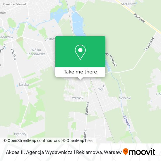 Akces II. Agencja Wydawnicza i Reklamowa map