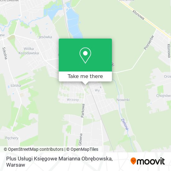 Plus Usługi Księgowe Marianna Obrębowska map