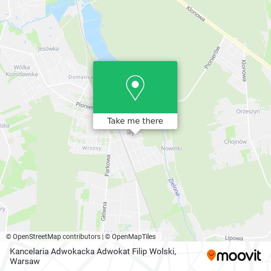 Kancelaria Adwokacka Adwokat Filip Wolski map