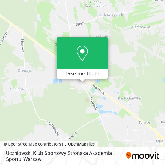 Uczniowski Klub Sportowy Strońska Akademia Sportu map