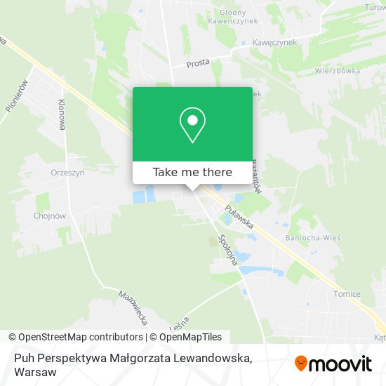 Puh Perspektywa Małgorzata Lewandowska map