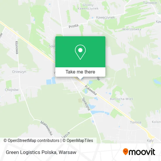 Green Logistics Polska map