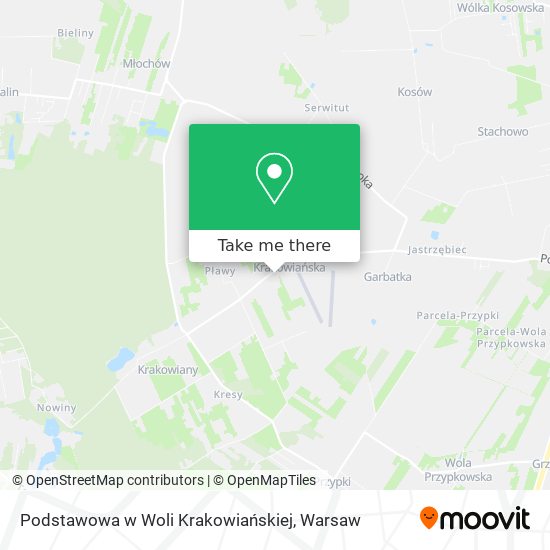 Podstawowa w Woli Krakowiańskiej map